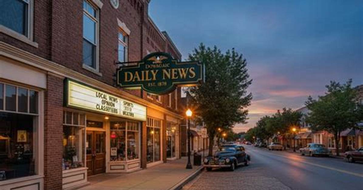 Dowagiac Michigan Newspaper Local News And