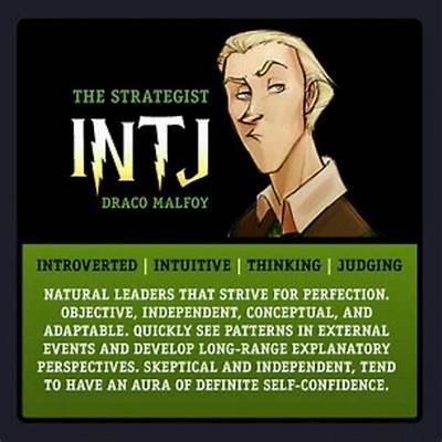 Draco Malfoy Myers-Briggs Type: Entj