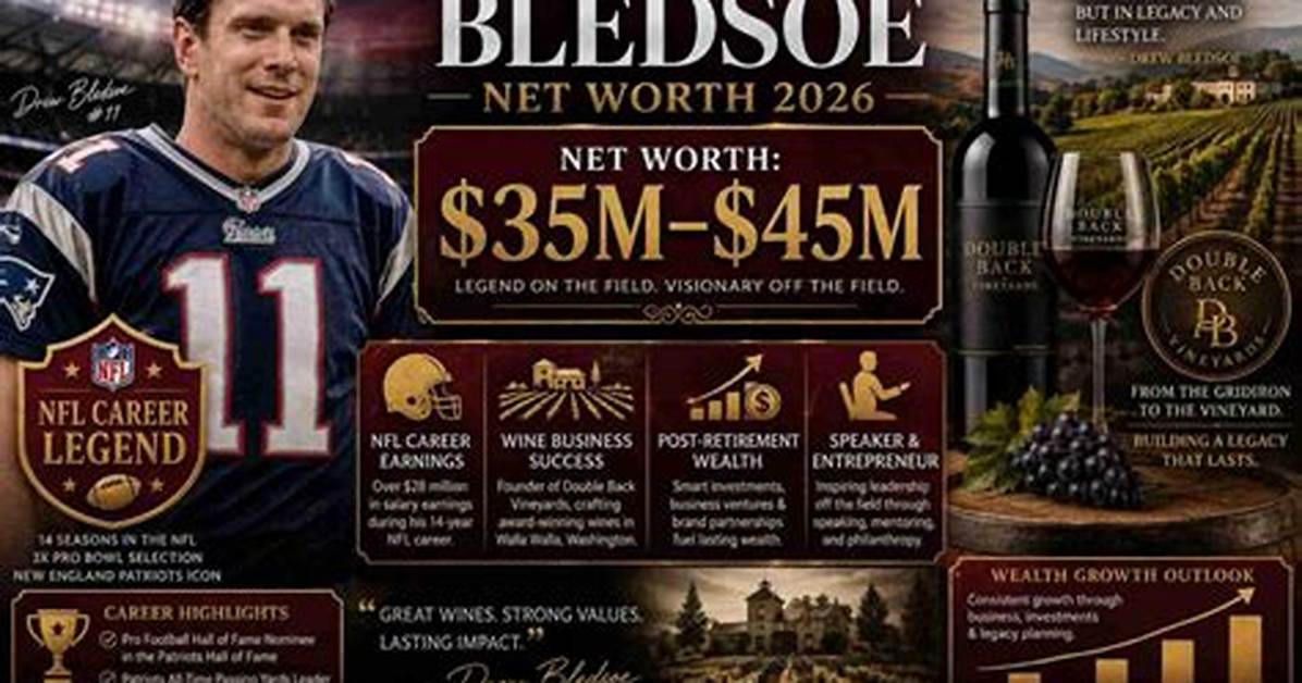 Drew Bledsoe S Net Worth Biography Career Awards Fact And
