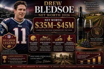 Drew Bledsoe’s Net Worth, Biography, Career, Awards, Fact and Life Story