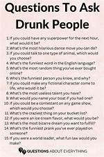 Drunk Questions to Ask Friends