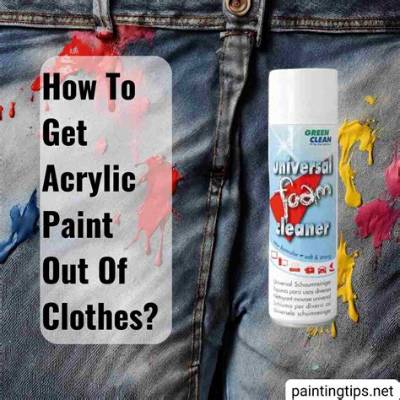 Effective Methods to Remove Paint from Clothes: a Comprehensive Guide