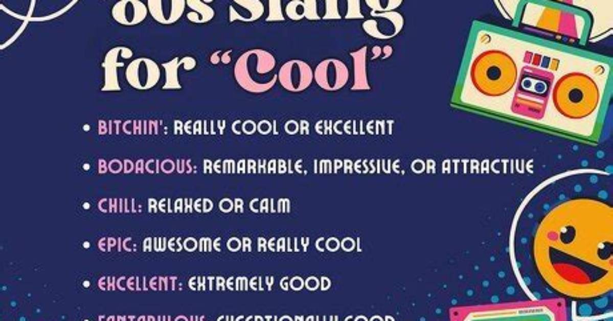 Eighties Slang Words