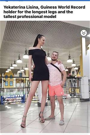 Ekaterina Lisina: the World's Tallest Model