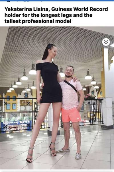 Ekaterina Lisina: the World's Tallest Model