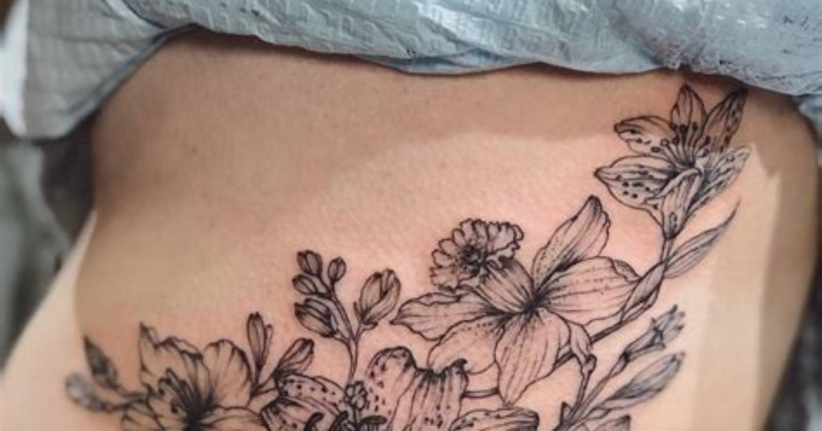 Enchanting Rib Flower Tattoos: a Guide to Stunning Rib Art
