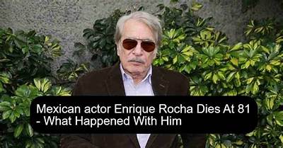Enrique Rocha Death Cause: a Veteran of the Mexican Soap Is Dead