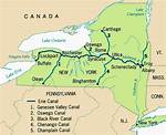 Erie Canal Connects What Bodies of Water
