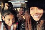 Erykah Badu and Daughters