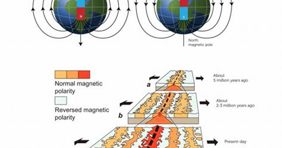 Explain How Magnetic Reversals Provide Evidence for Seafloor Spreading