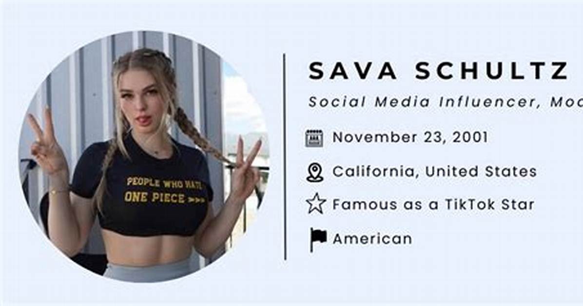 Exploring Sava Schultz Age: Biography, Achievements, and Insights