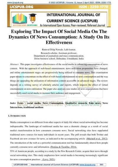Exploring the Impact of (Inurl: News) Social Justice Center: a Beacon of Change?
