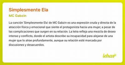 Exploring the Meaning of "Simplesmente Ela Lyrics English"