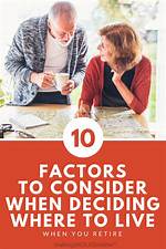 Factors in Deciding Where to Live