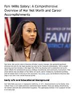 Fani Willis Salary: What Does the Fulton County District Attorney Earn?