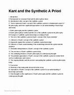 For Immanuel Kant What Is a Synthetic a-Priori Judgments?