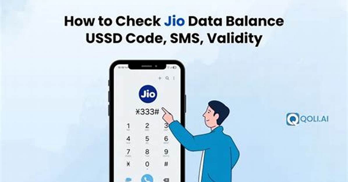 For Jio Balance Check Code?