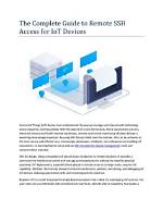 Free Ssh Remote Access for Iot: the Ultimate Guide to Secure Connectivity