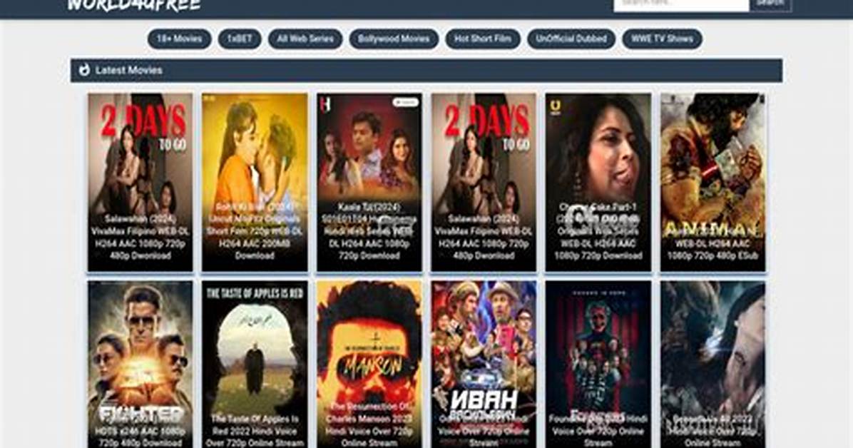 Free World Movies4U Downloads: Best Hd Films to Watch