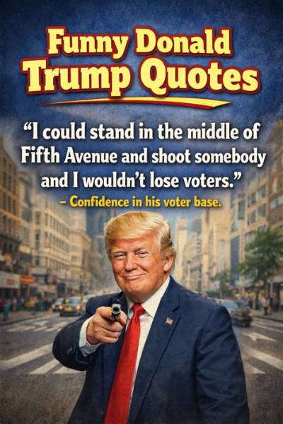 Funny Trump Quotes: a Collection of Memorable and Entertaining Remarks