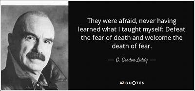 G. Gordon Liddy: 'Defeat the Fear of Death and Welcome the Death of Fear.'