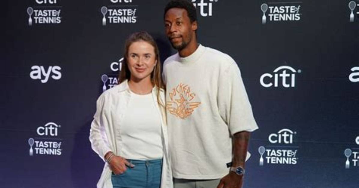 Ga%C3%Abl Monfils Is Married to Wife Elina 150. Jpg