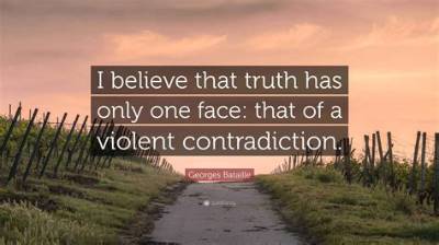 Georges Bataille: 'I Believe That Truth Has Only One Face: That of a Violent Contradiction.'