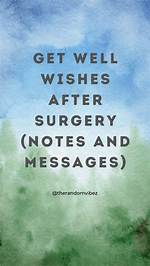 Get Well Wishes After Surgery Images