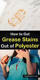 Getting an Oil Stain out of Polyester