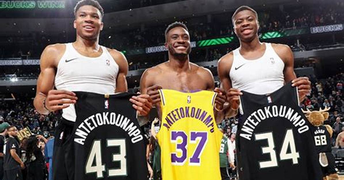 Giannis Antetokounmpo Brothers in Nba: How Many Brothers Does Giannis Antetokounmpo Have in the Nba?
