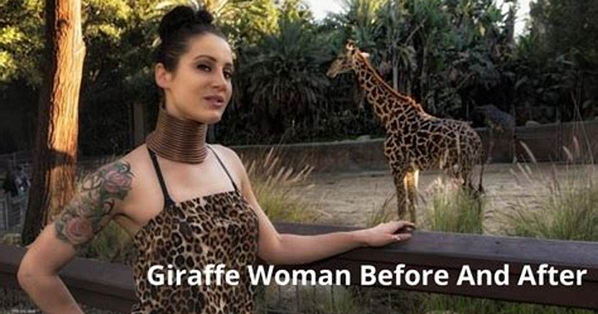 Giraffe Woman Rings Removed