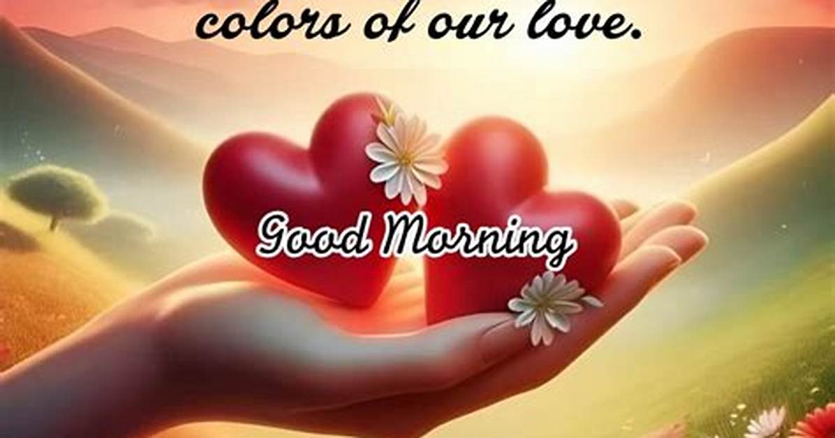 Good Morning for Your Love: Expressing Affection in the Morning