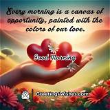 Good Morning for Your Love: Expressing Affection in the Morning