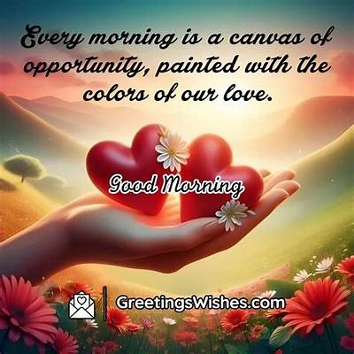 Good Morning for Your Love: Expressing Affection in the Morning