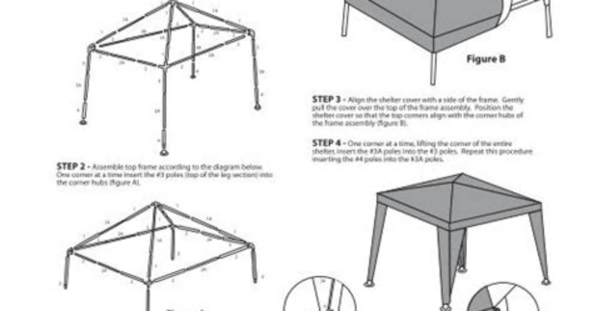 Greatland Outdoors Sun Shelter Canopy Assembly Instructions