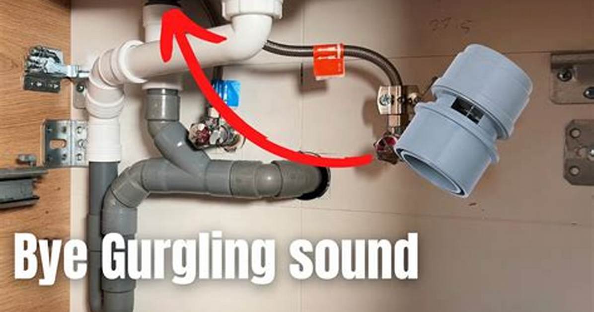 Gurgling Sounds When a Washing