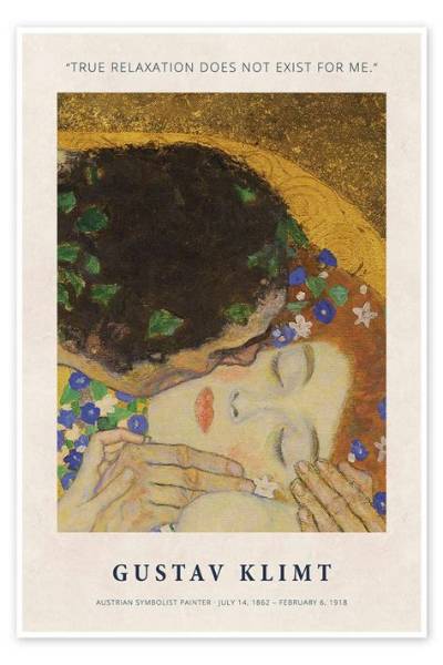 Gustav Klimt: 'True Relaxation, Which Would Do Me the World of Good, Does Not Exist for Me.'
