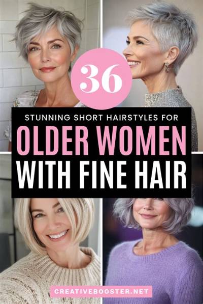 Hair Styles for Older Women with Fine Hair: Embrace Elegance and Confidence