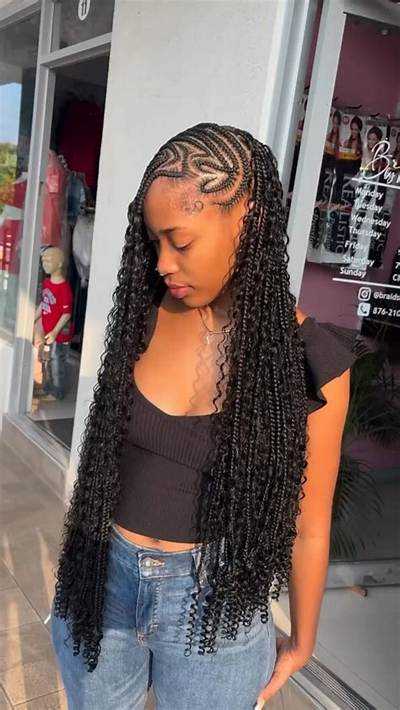 Half Lemonade Half Knotless: a Refreshing Trend in Hairstyling