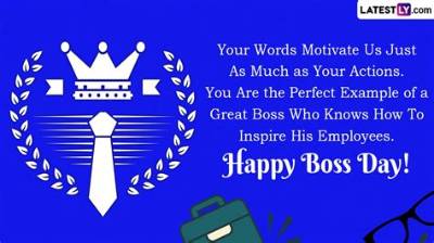 Happy Boss Day 2023 Quotes: Celebrate Your Leader with Meaningful Words