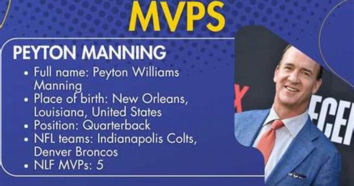 Has Anyone Ever Won 3 Nfl Mvps in a Row?