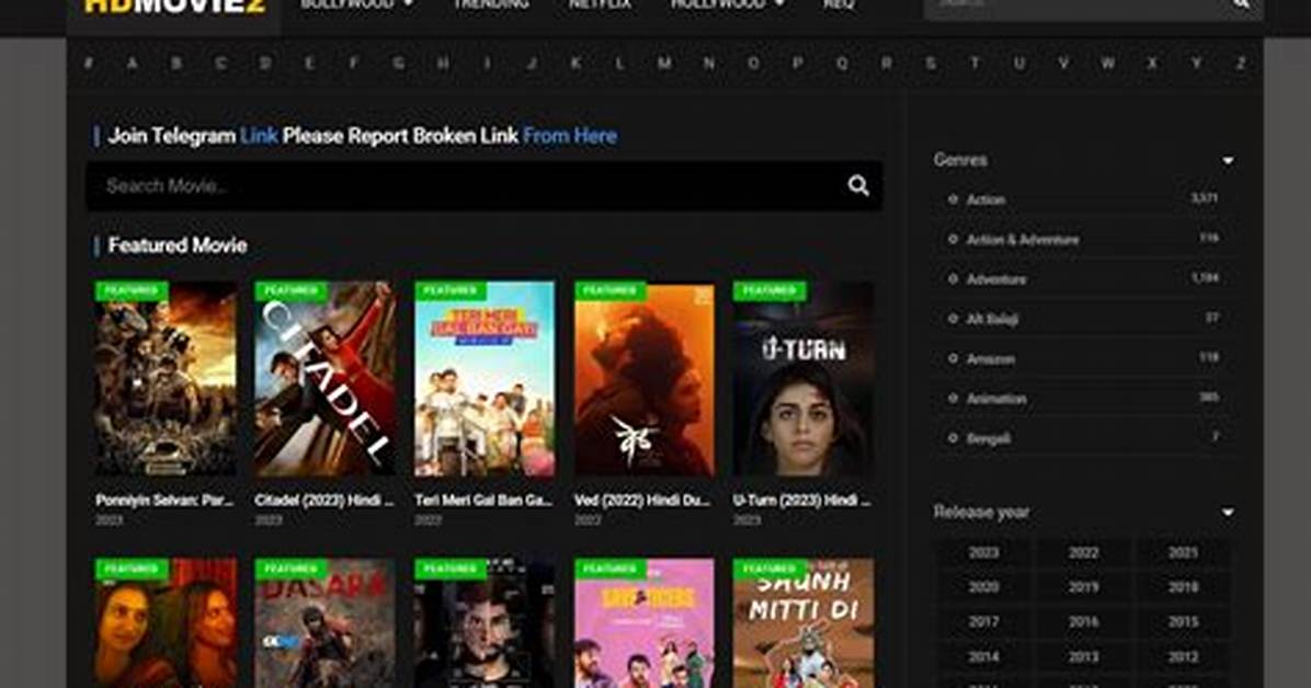 Hdmovie2 Link: Your Ultimate Guide to Watch Free Movies Online