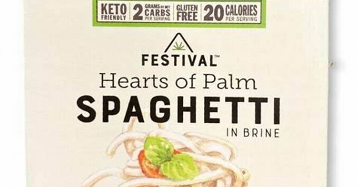 Hearts of Palm Spaghetti Costco: a Comprehensive Guide to This Healthy Pasta Alternative