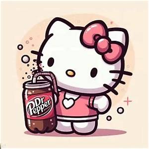 Hello Kitty Drinking Dr Pepper: a Unique Cultural Phenomenon