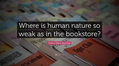 Henry Ward Beecher: 'Where Is Human Nature So Weak as in the Bookstore?'
