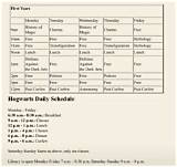 Hermione's 6Th Year at Hogwarts: Schedule Revealed!
