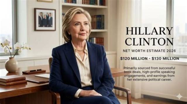 Hillary Clinton Net Worth: Political Career & Income