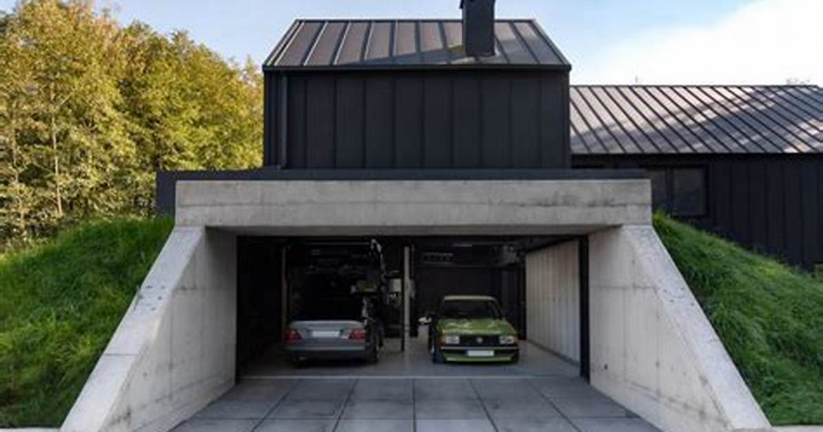Hillside Garage Design