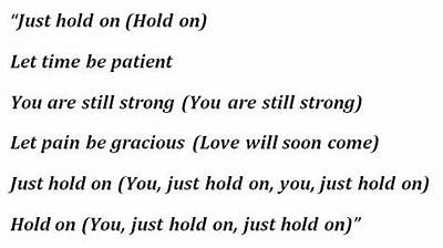 “Hold On” by Adele - Lyrics and Meaning Analysis
