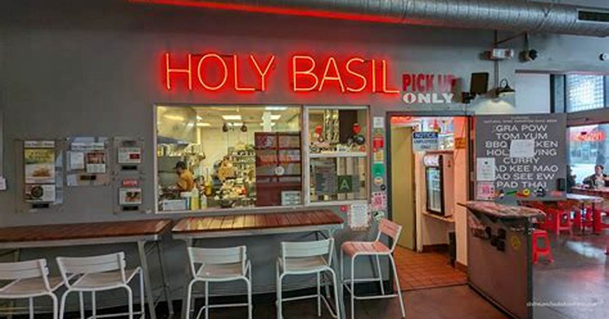 Holy Basil Dtla: Exploring the Culinary Gem in Downtown Los Angeles